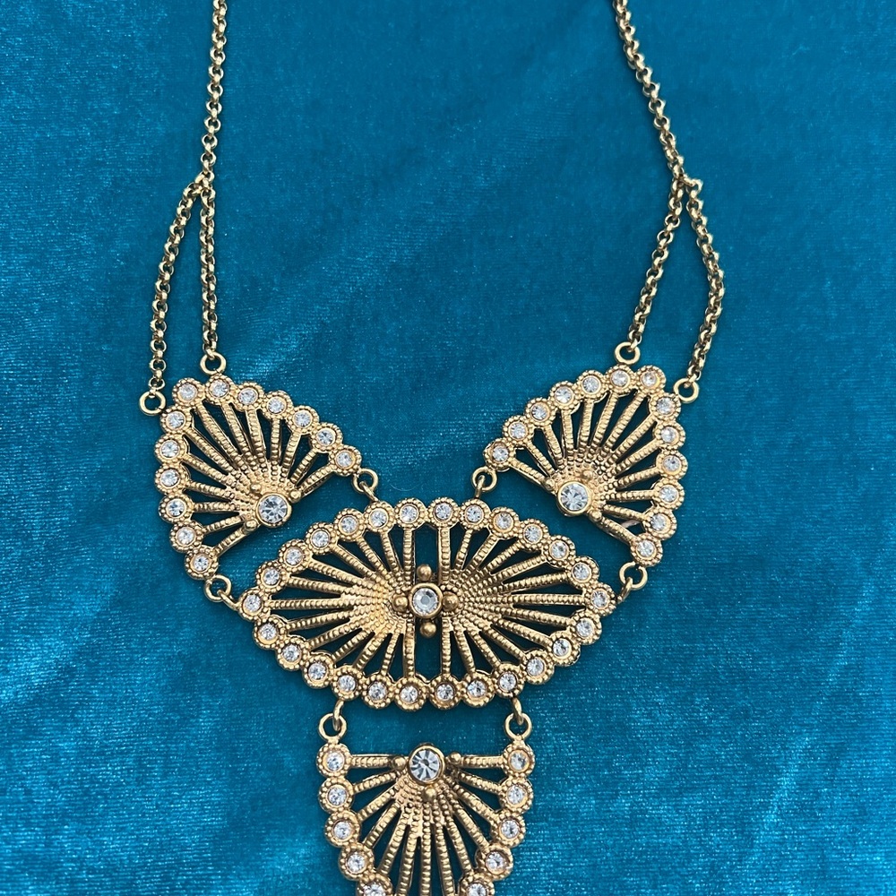 VSA Gold-Tone Huichol collection Necklace